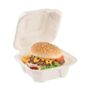 Bagasse Burger Box