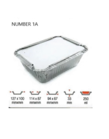 FOIL CONTAINER 1A (900PCS)