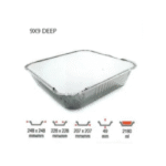 FOIL CONTAINERS 9x9-2inches (180)