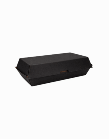 GRAND 10-F-FLUTE BLACK BURGER BOX(200)