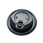 GRAND 8oz BLACK RIPPLE WALL CUPS (500)