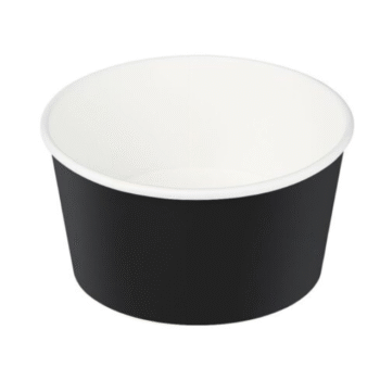 GG 1000ml BLACK KRAFT BOWLS & LIDS(300)