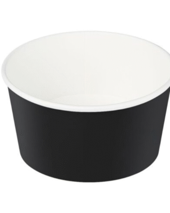 GG 1000ml BLACK KRAFT BOWLS & LIDS(300)