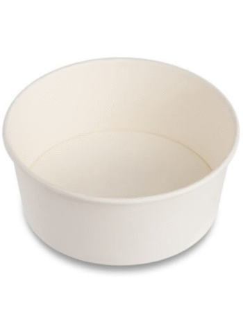 GG 500ml WHITE KRAFT BOWLS & LIDS (300)
