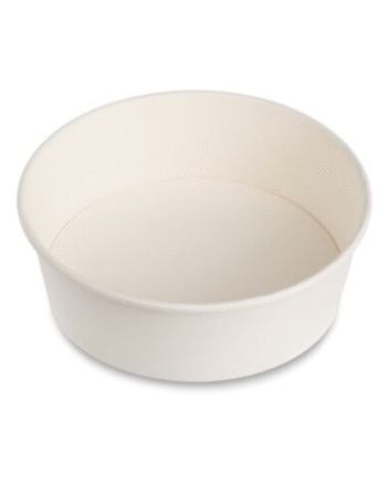 GG 750ml WHITE KRAFT BOWLS & LIDS(300)