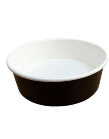 GG 500ml BLACK KRAFT BOWLS & LIDS (300)