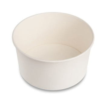 GG 1000ml WHITE KRAFT BOWLS & LIDS(300)