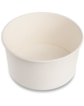 GG 1000ml WHITE KRAFT BOWLS & LIDS(300)