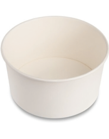 GG 1000ml WHITE KRAFT BOWLS & LIDS(300)