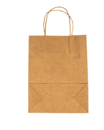 TWISTED HANDLE BAGS MEDIUM BROWN (250)