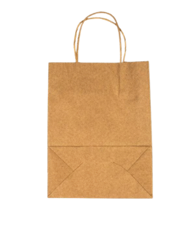 TWISTED HANDLE BAGS MEDIUM BROWN (250)