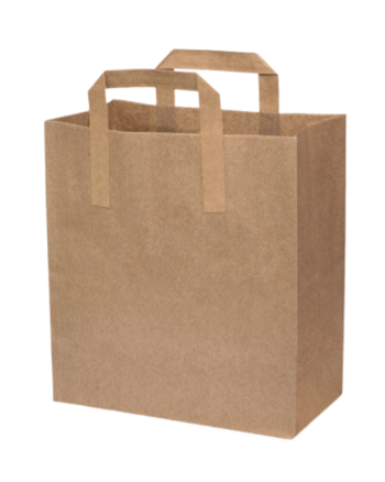 HD BROWN EXTERNAL HANDLE BAG LARGE (250)