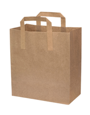 HD BROWN EXTERNAL HANDLE BAG LARGE (250)