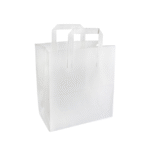 HD WHITE EXTERNAL HANDLE BAG LARGE (250)