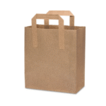HD BROWN EXTERNAL HANDLE BAG MEDIUM (250)