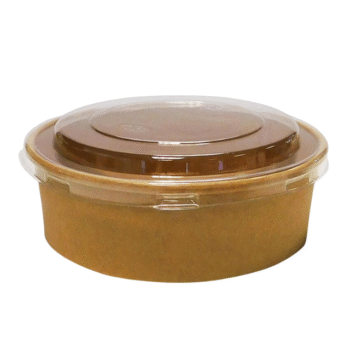 GRAND 750ML KRAFT BOWLS & LIDS(300)