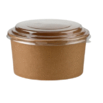 GRAND 1000ML KRAFT BOWLS & LIDS(300)