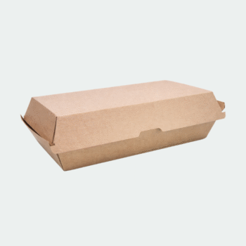 GRAND 10-F-FLUTE BROWN BURGER BOX (200)